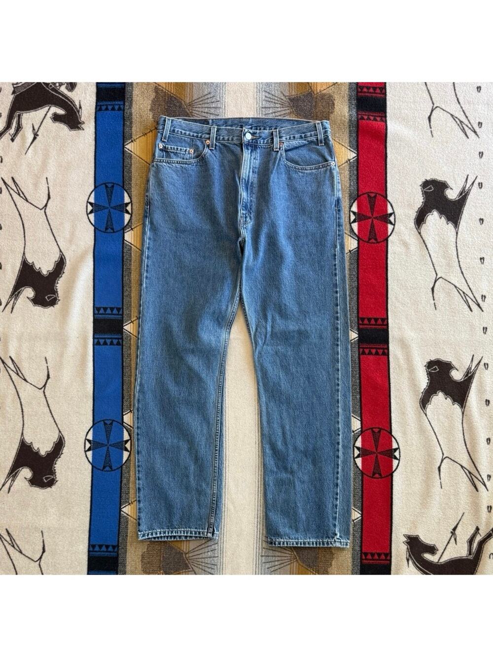 Vintage 90s Men’s Levi’s 505 Regular Fit Straight Leg Jeans Size 36x32